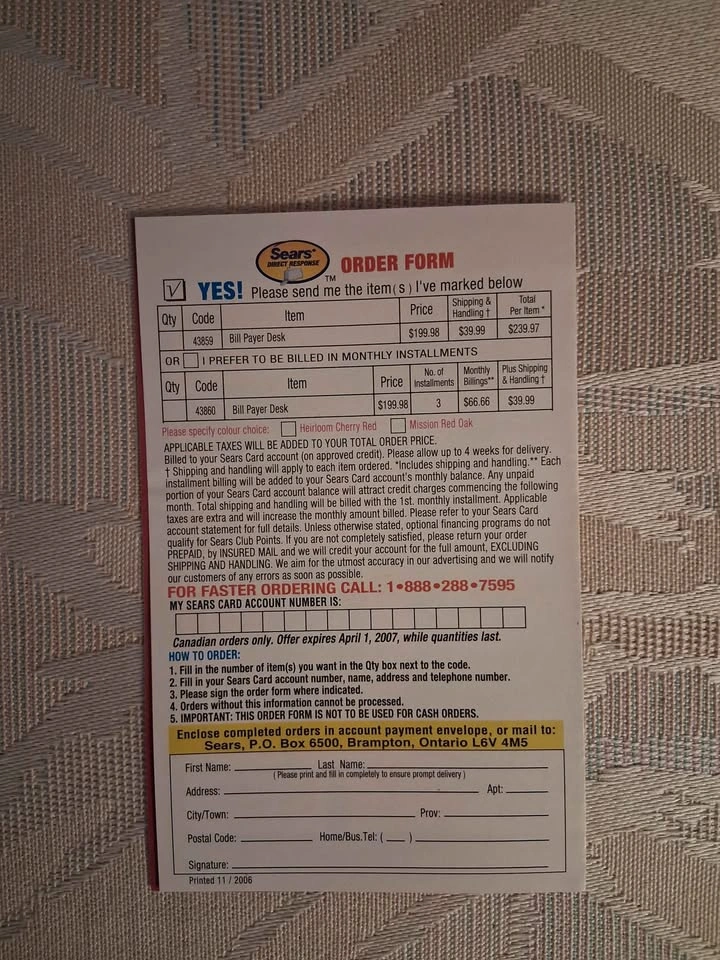 Vintage 2007 Sears Mailer Advertisement – Retro Home Decor Paper - photo 3