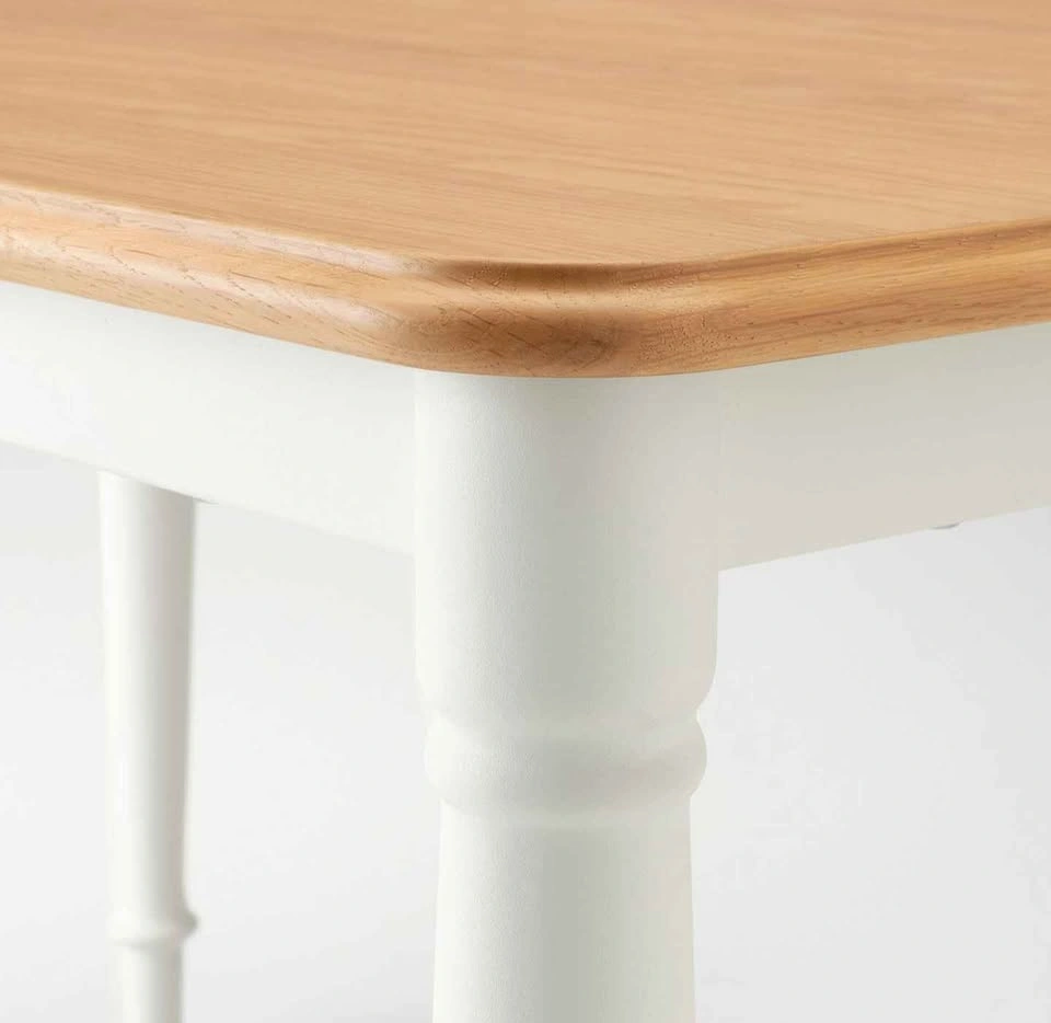 New IKEA DANDERYD Dining Table, Oak Veneer/White, 130x80 cm - photo 3