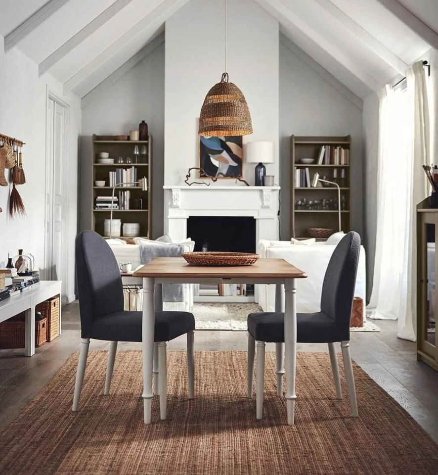 New IKEA DANDERYD Dining Table, Oak Veneer/White, 130x80 cm - photo 5