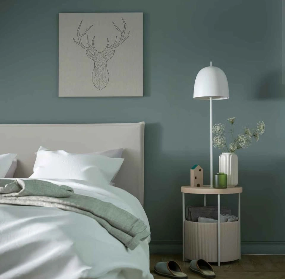 New IKEA TRINDSNÖ Floor Lamp, White Metal/Birch Veneer - photo 2