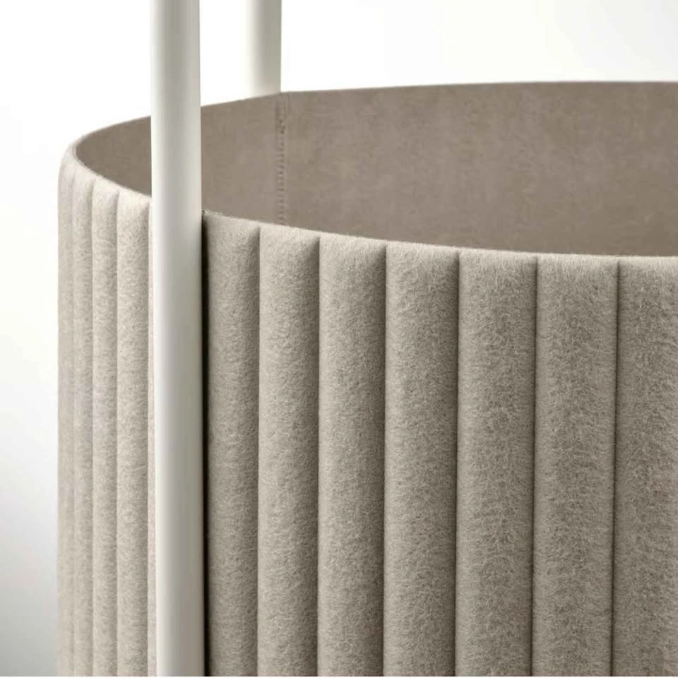 New IKEA TRINDSNÖ Floor Lamp, White Metal/Birch Veneer - photo 5