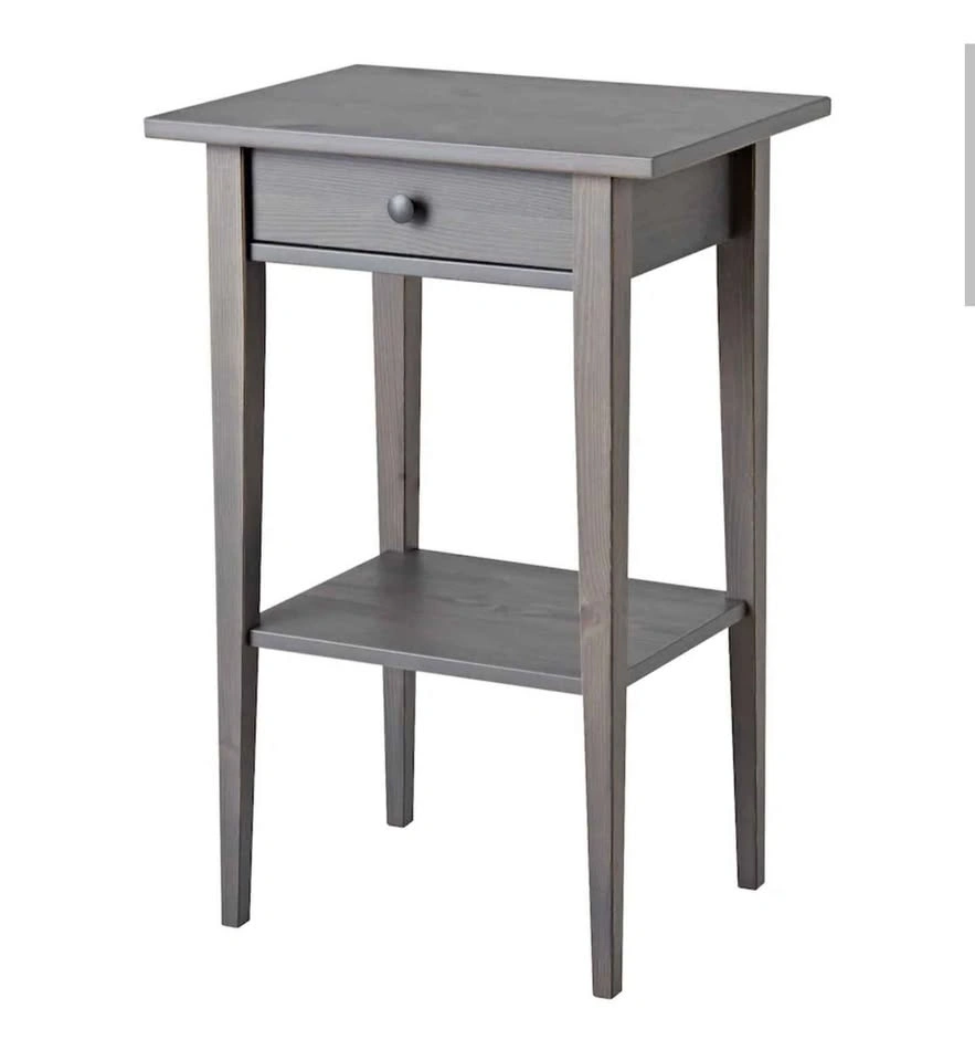 New in box Ikea Hemnes Nightstand, dark gray stained - photo 2