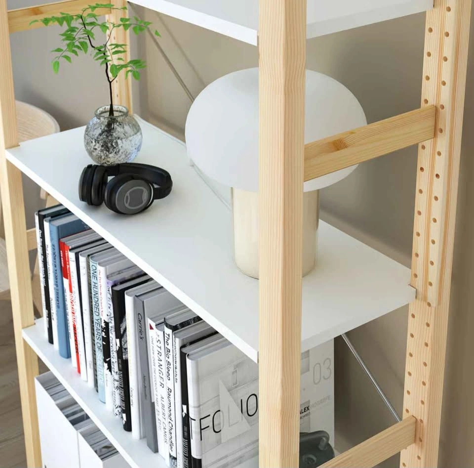 New Ikea IVAR Shelf unit, pine/metal white - photo 3