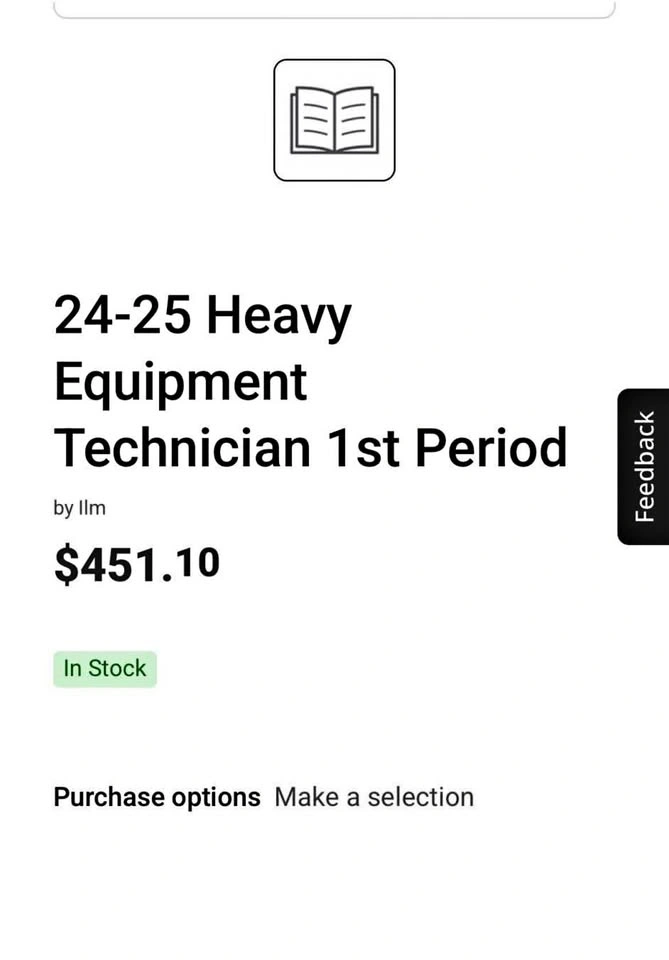 Heavy equipment technician year 1 - ILMS BOOKS