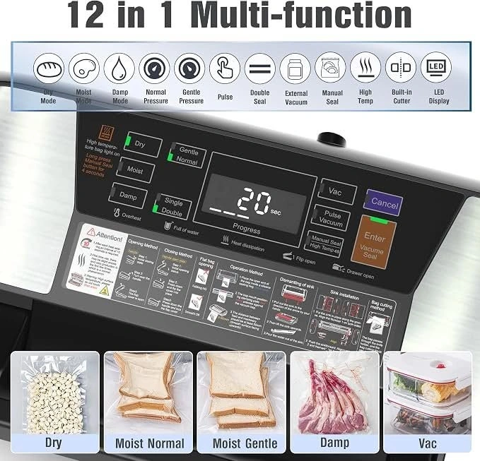 OidoZac SV618 Commercial Grade Vacuum Sealer - photo 3