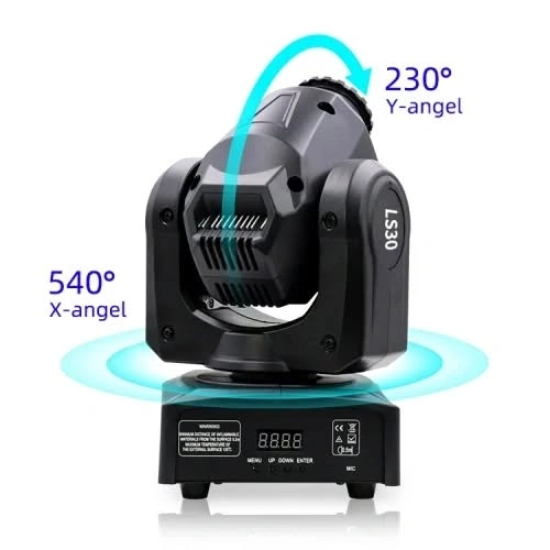 BETOPPER 30W LED Moving Head Spotlight (LS30) - DMX Stage/DJ Lig - photo 3