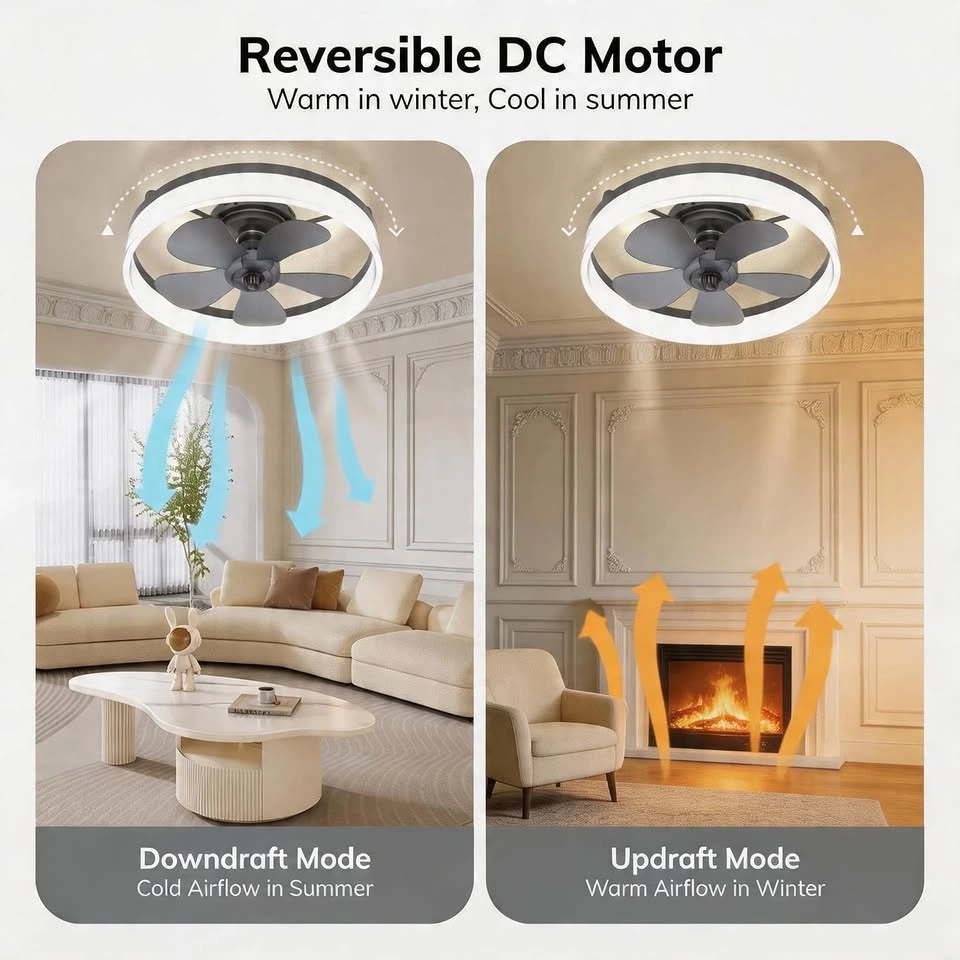 WH-650 Ceiling Fan with Light – Modern Fan & Integrated LED - photo 4