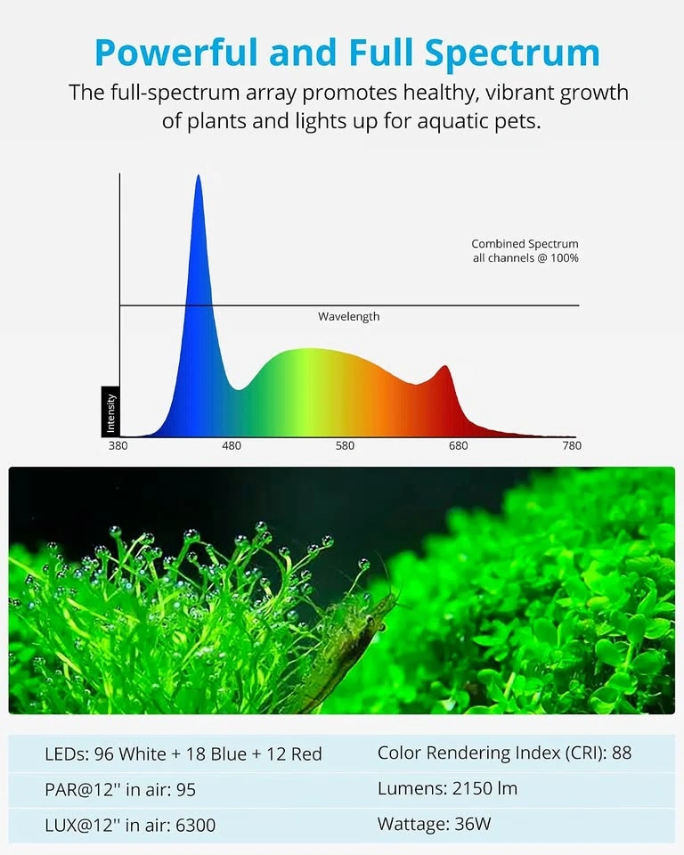 aquarium led light multi color plants - photo 5