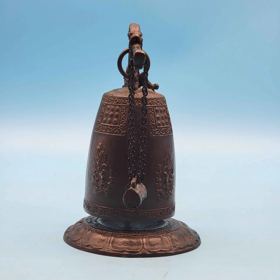 Buddhist Temple Bell Emille Bell, Korean Traditional Bronze - photo 4