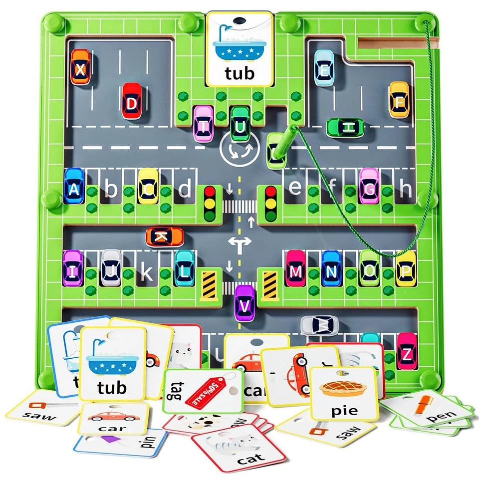 Magnetic Alphabet Maze