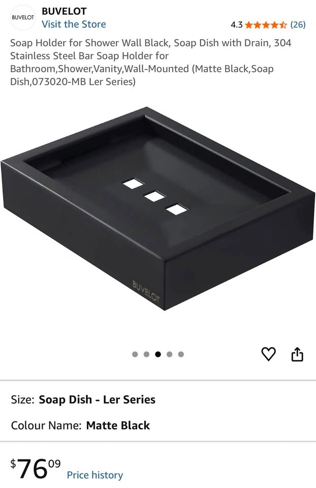 Wall Mounted Soap Dish Holder - photo 3