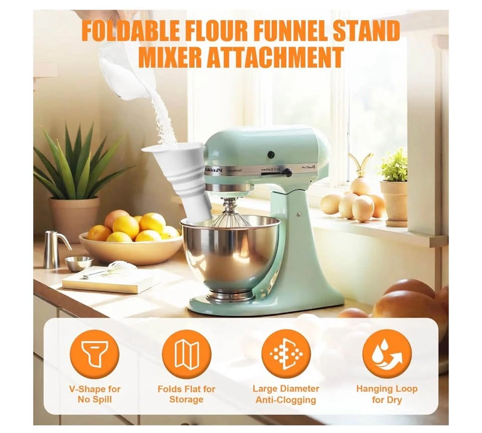 Kitchen Aid Mixer Silicone Funnel - photo 3