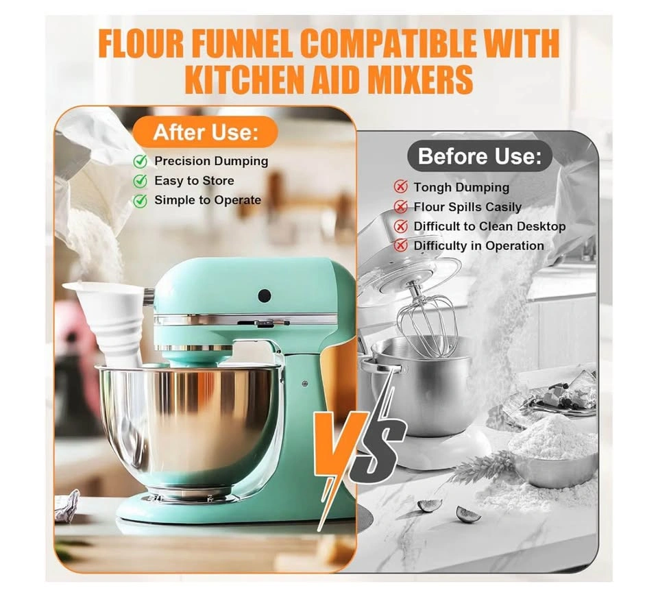 Kitchen Aid Mixer Silicone Funnel - photo 5