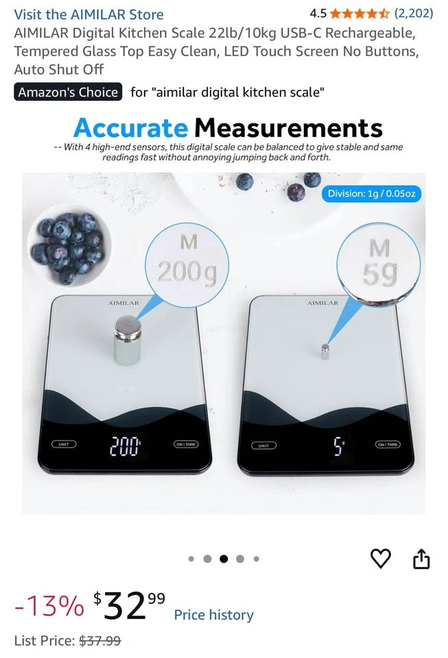 Digital Kitchen Scale - photo 2