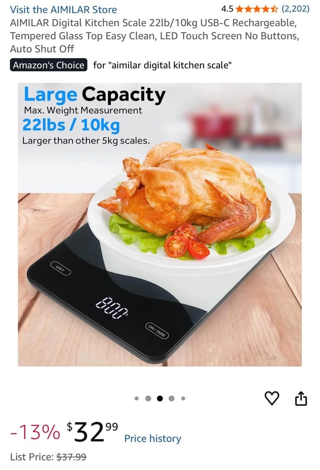 Digital Kitchen Scale - photo 3