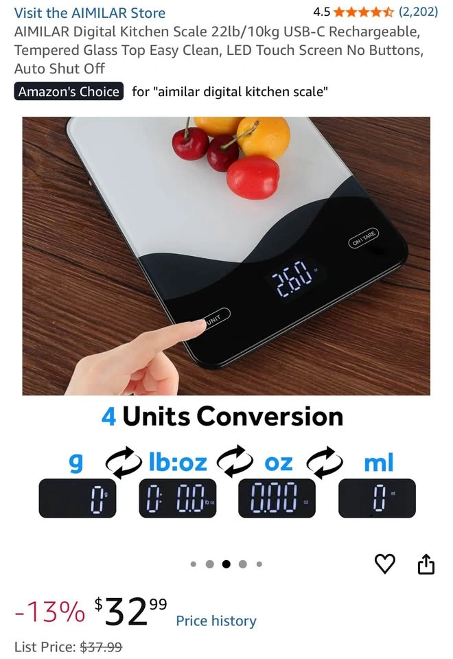 Digital Kitchen Scale - photo 4