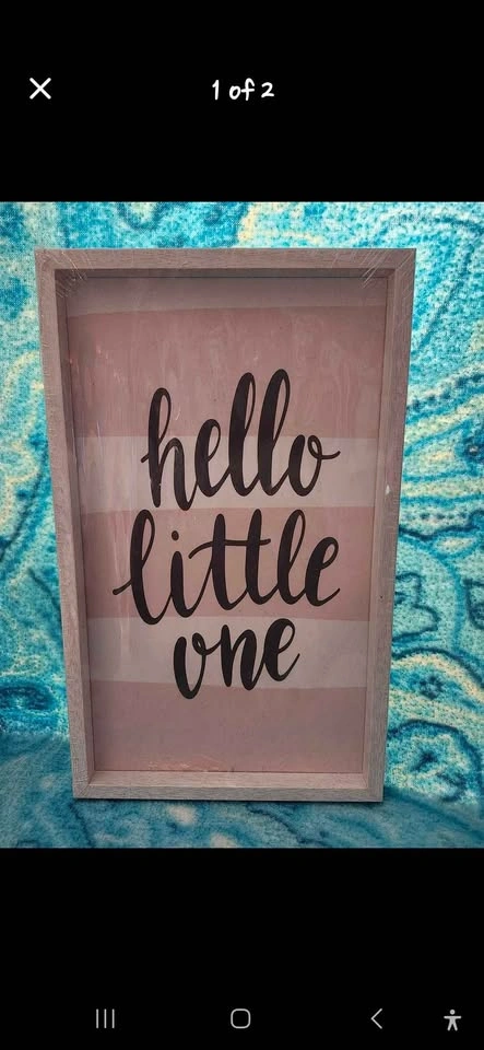 Hello Little One Framed Picture - photo 2