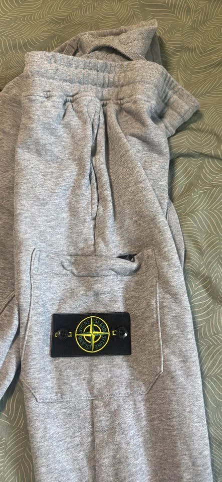 Stone Island Grey Sweatpants - photo 2