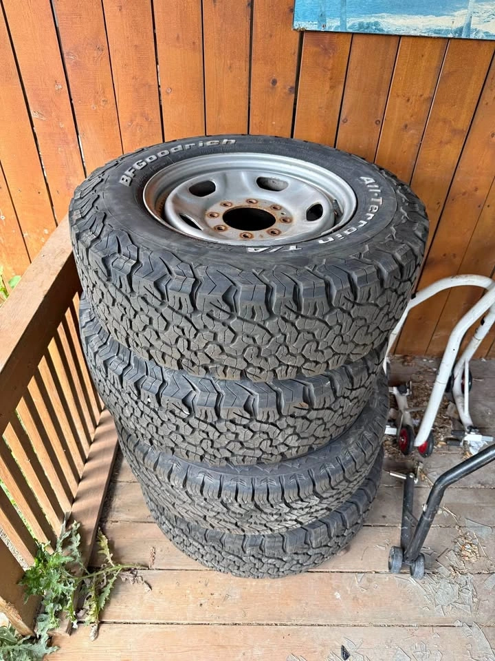 BFGoodrich All-Terrain T/A KO2 LT245/75R17 Tires and Rims