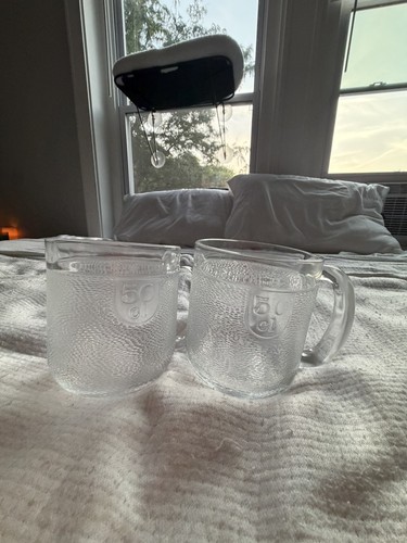 Vintage IITTALA Krouvi 50cl FINLAND Beer Mug Oiva Toikka Set