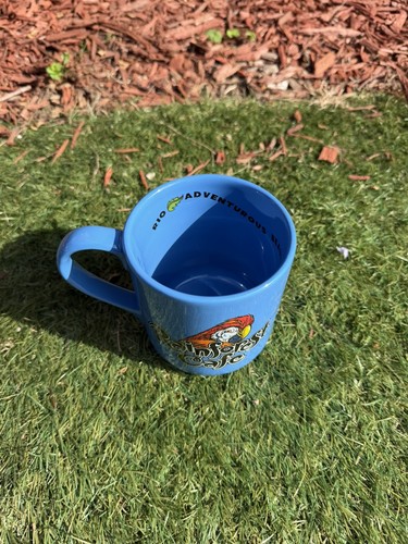 Vintage 2000 Rio Rainforest Cafe Large 16oz Coffee Mug Blue Parr - photo 2