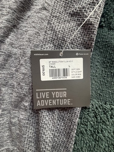 Eddie Bauer Motion Resolution Flux HD 1/4 Zip Pullover Gray Men’ - photo 3