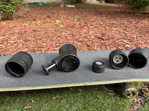 TRIMM Manual Portable Espresso Machine, Black, Tray & Filters - photo 3