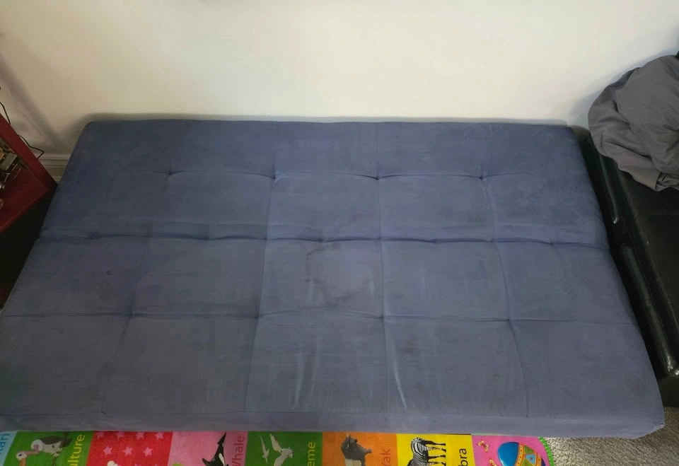 Blue Futon Sofa Bed - photo 2
