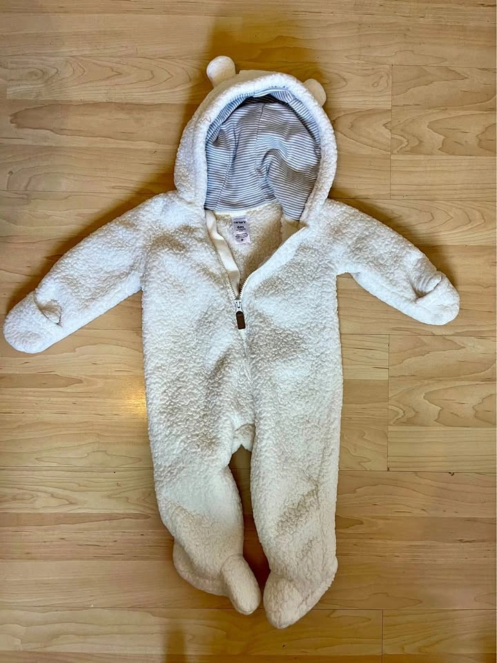 6 months bunting suit