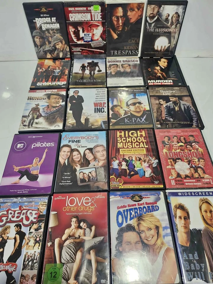 20 DVD Movie titles in cases - $2 each or all for $20