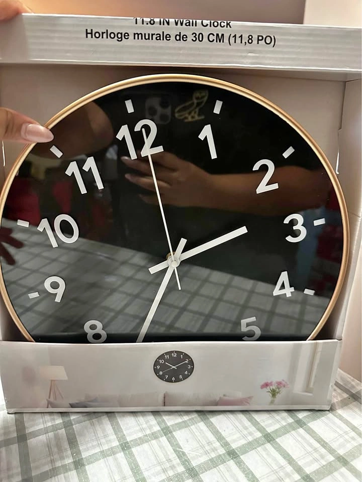 HomeSense 11.8 IN Wall Clock