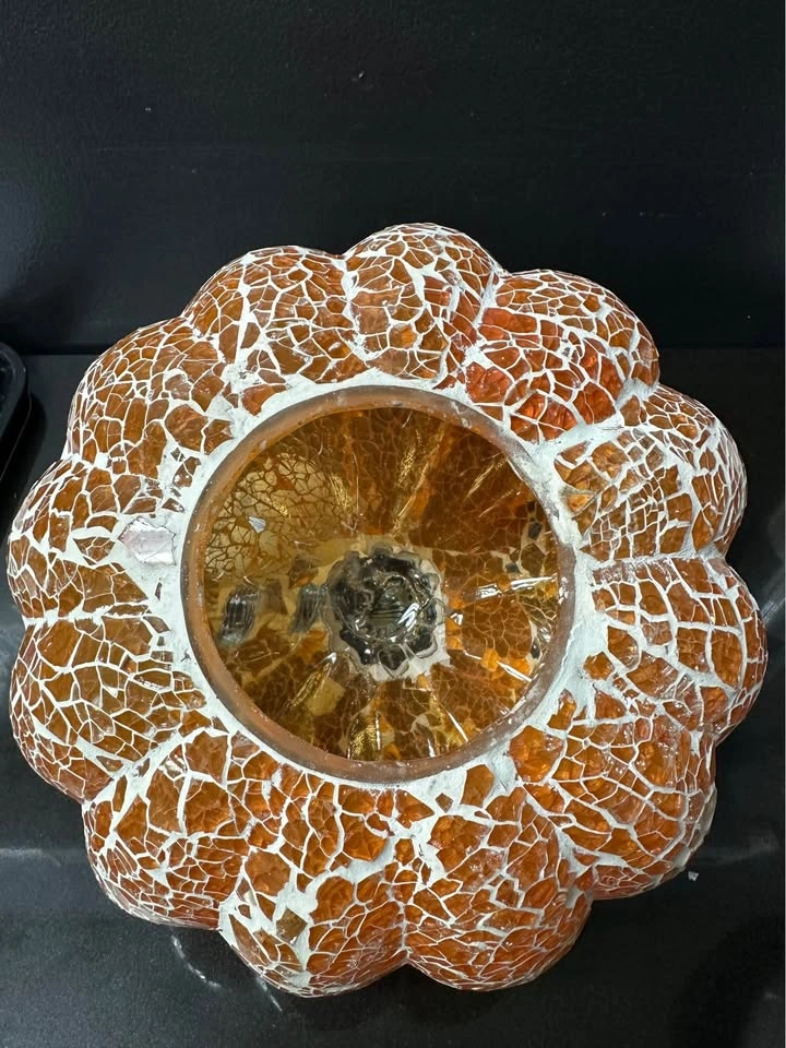 HomeSense Mosaic Glass Pumpkin - photo 4