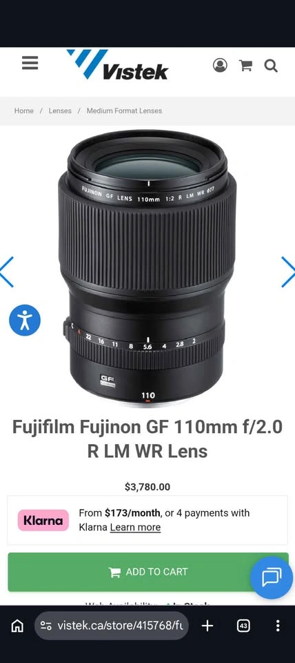 Fujifilm Fujinon GF 110mm f/2.0 R LM WR Lens - photo 4