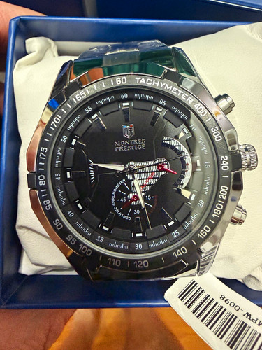 Invicta X Montres Prestige Men's Watch Silver/Black 46mm MPW-009