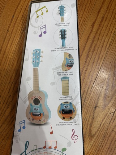 Toysters Wood Owl Kids Toy Guitar, Age 3+ - photo 4