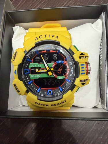Activa Vord X Invicta Digital Men's Watch - 49mm, Yellow