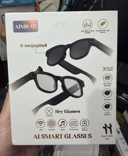 AiMB-G1 Bluetooth Voice Control Smart Glasses W/8MP, 1080p Camer