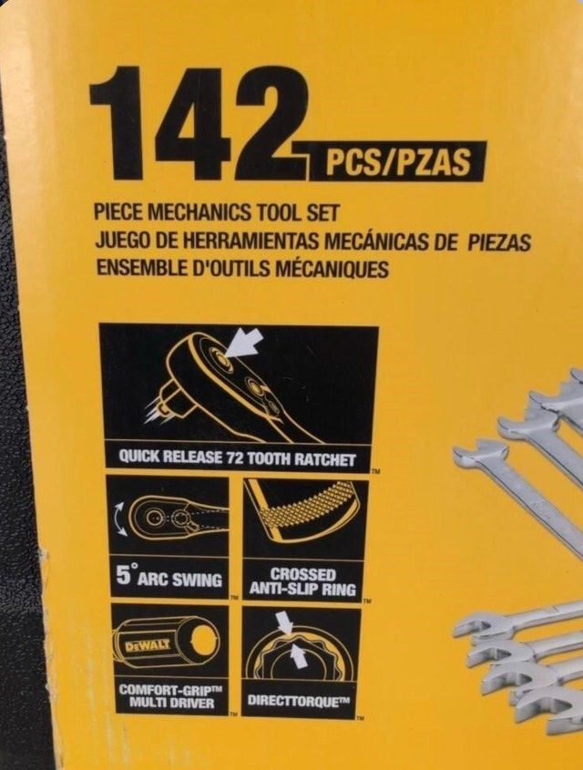 DEWALT 142-Piece Mechanics Tool Set - photo 4