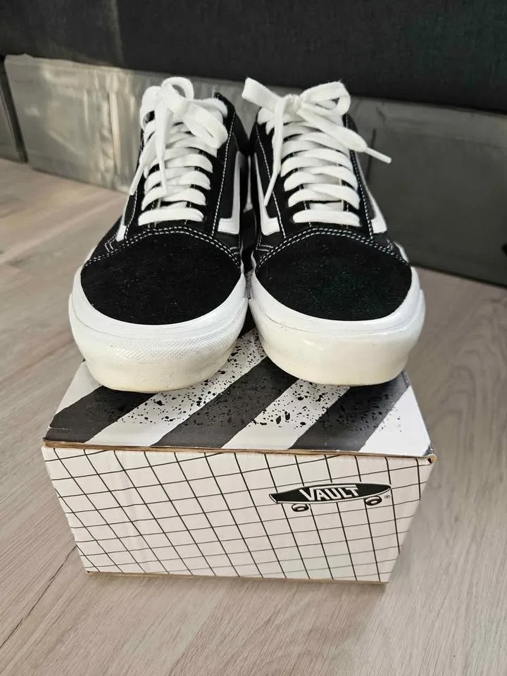 Vans Black OG Old Skool LX Sneakers USm10.5/28.5cm image indicator(5)