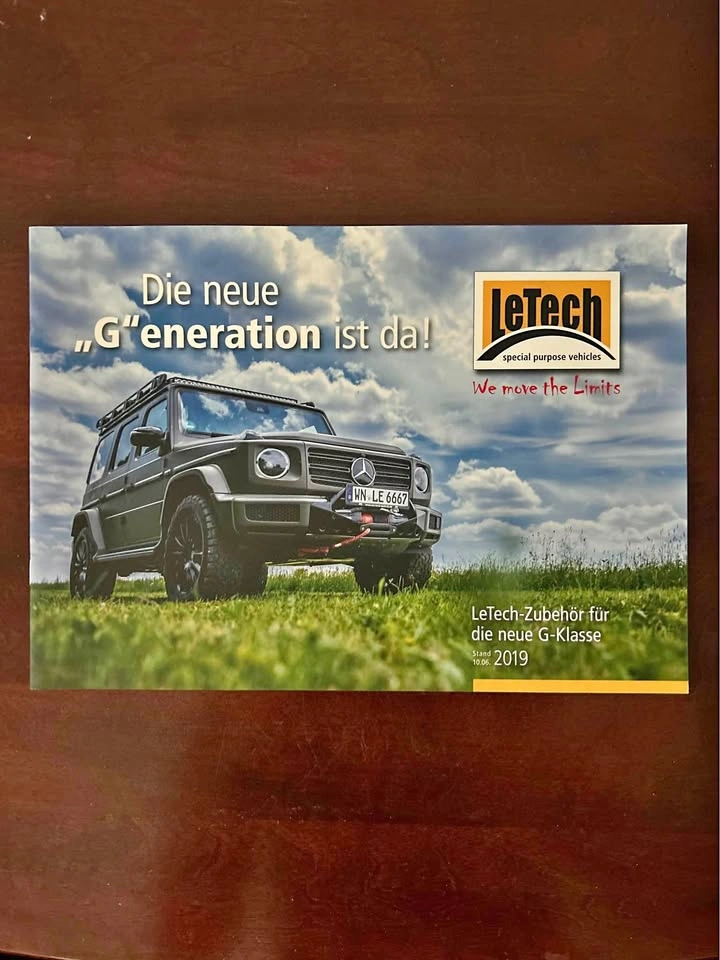 LeTech G-Wagen Official German Factory Accessories Brochure