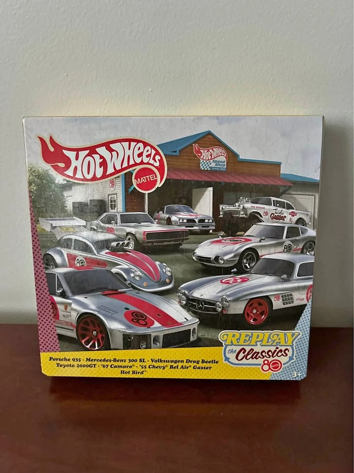 Hot Wheels 80th Anniversary Replay the Classics ZAMAC 7-Pack