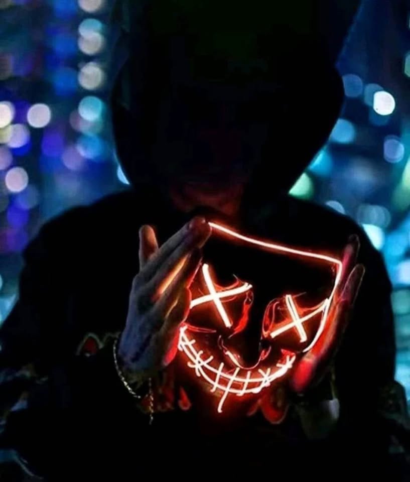 Purge LED Light-Up Smiley Mask - photo 2