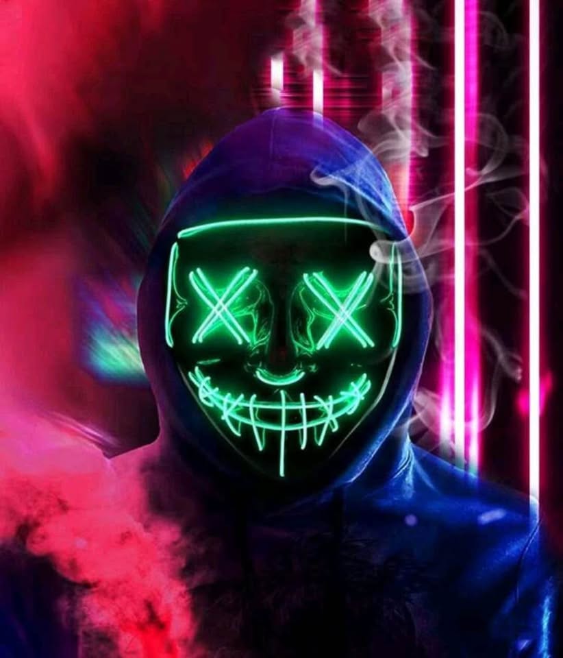 Purge LED Light-Up Smiley Mask - photo 3