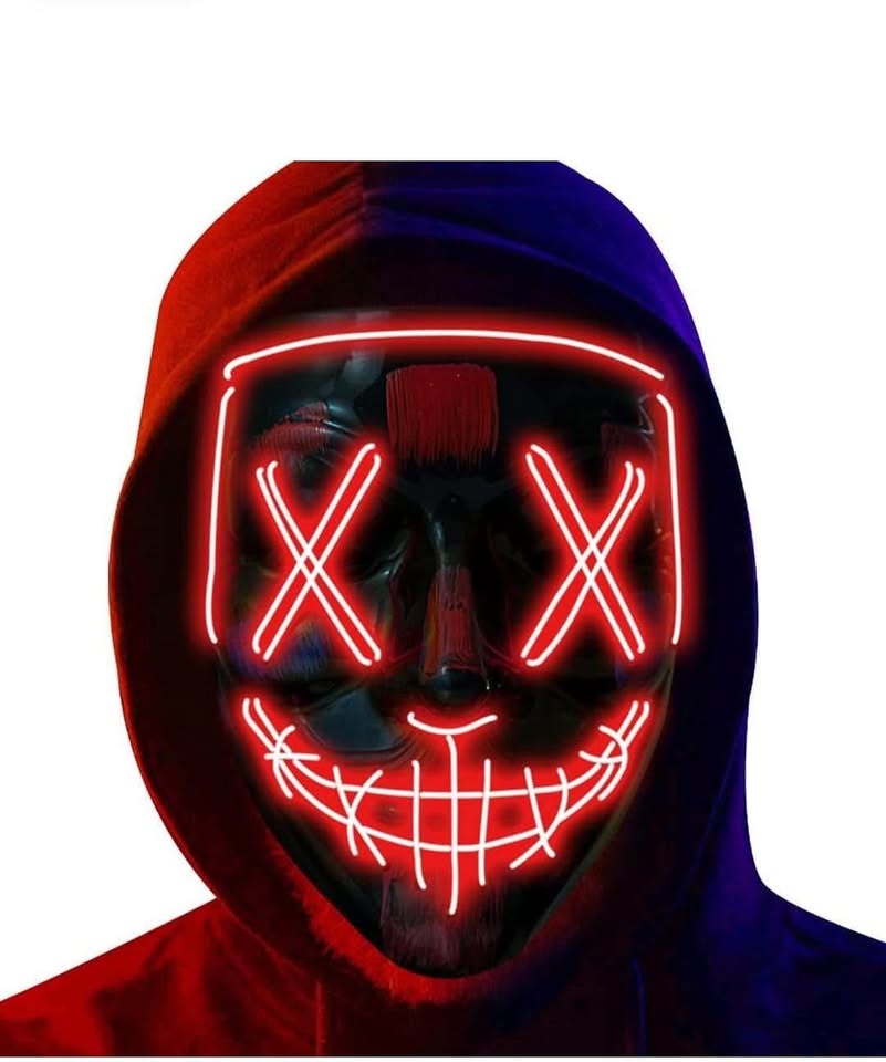 Purge LED Light-Up Smiley Mask - photo 4
