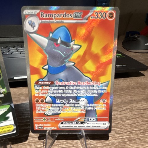 Pokemon TCG Jumbo Oversized Holo 2-Card Lot Mega Darkrai EX & Ra - photo 3