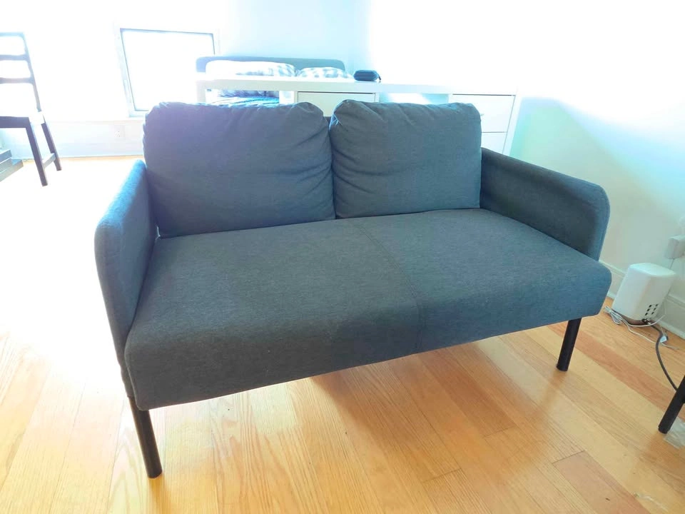 Sofa Loveseat Knisa dark gray - photo 2