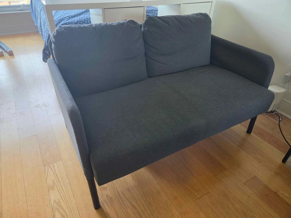 Sofa Loveseat Knisa dark gray - photo 4