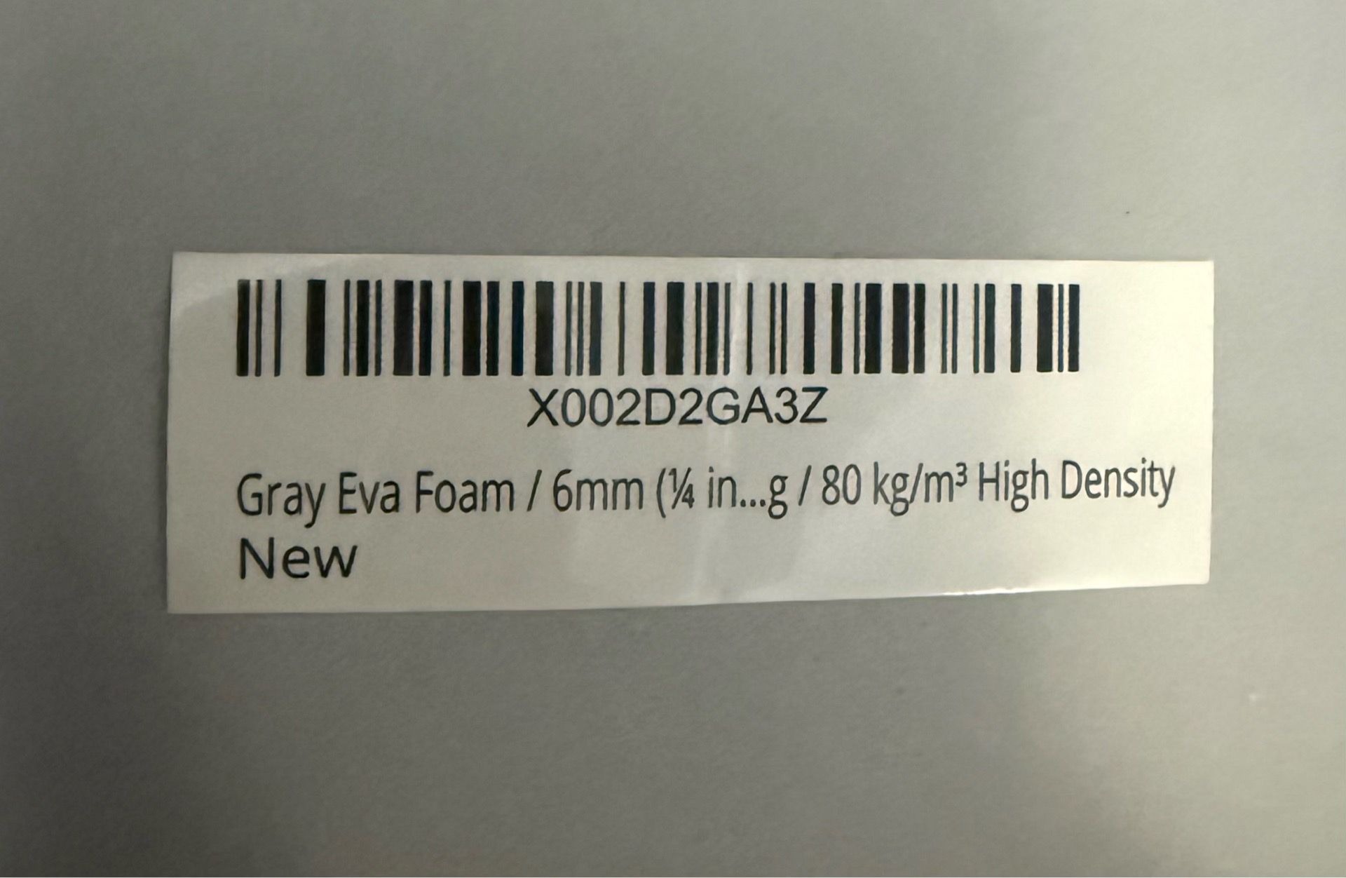 Gray Eva Foam Sheet - 6mm Thick - photo 2