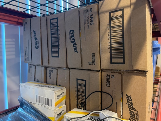 72 Pack - Energizer Industrial Alkaline - D Batteries