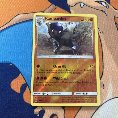 2018 Rampardos 65/156 Ultra Prism Reverse Holo MP